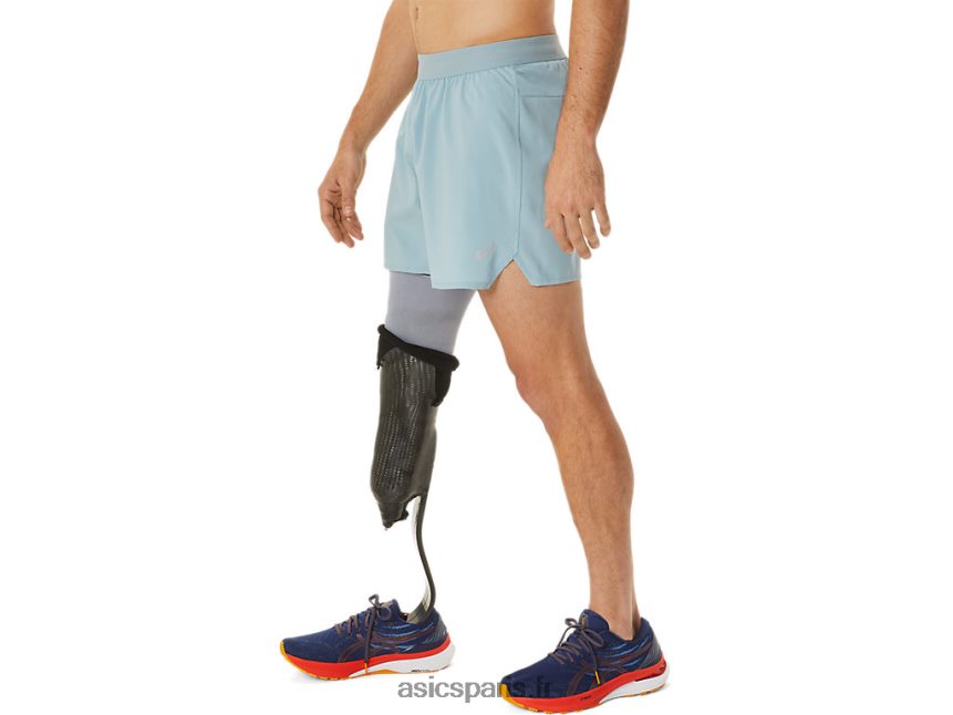 Hommes Asics route 5en bref BXL8B21054 acier léger