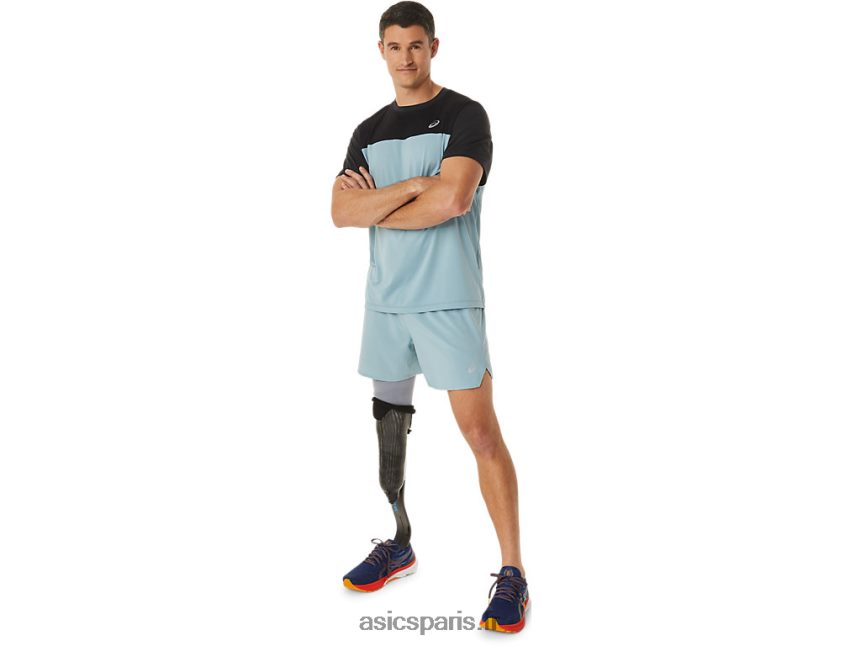 Hommes Asics route 5en bref BXL8B21054 acier léger