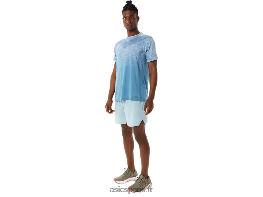 Hommes Asics route 7en bref BXL8B21064 acier léger