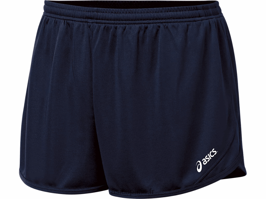Hommes Asics short fendu rival ii 1/2 BXL8B2314 marine