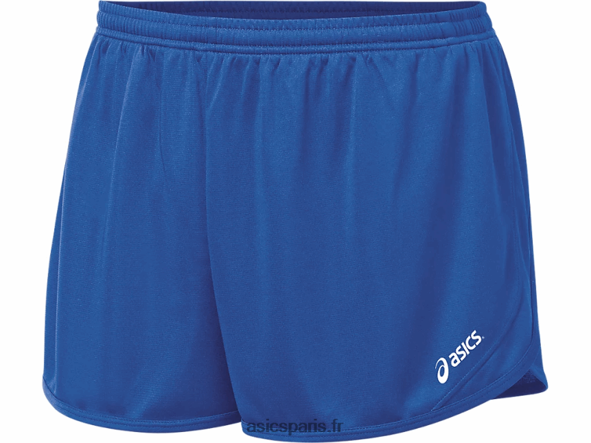 Hommes Asics short fendu rival ii 1/2 BXL8B2322 Royal