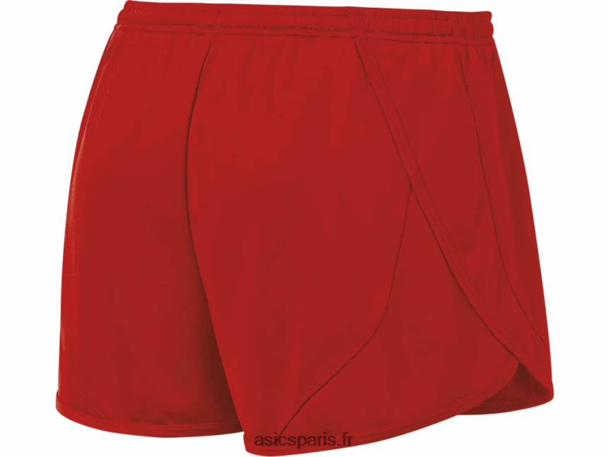 Hommes Asics short fendu rival ii 1/2 BXL8B2323 rouge
