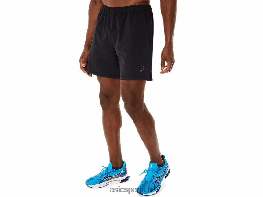 Hommes Asics short hybride 7 pouces BXL8B2122 performance noir
