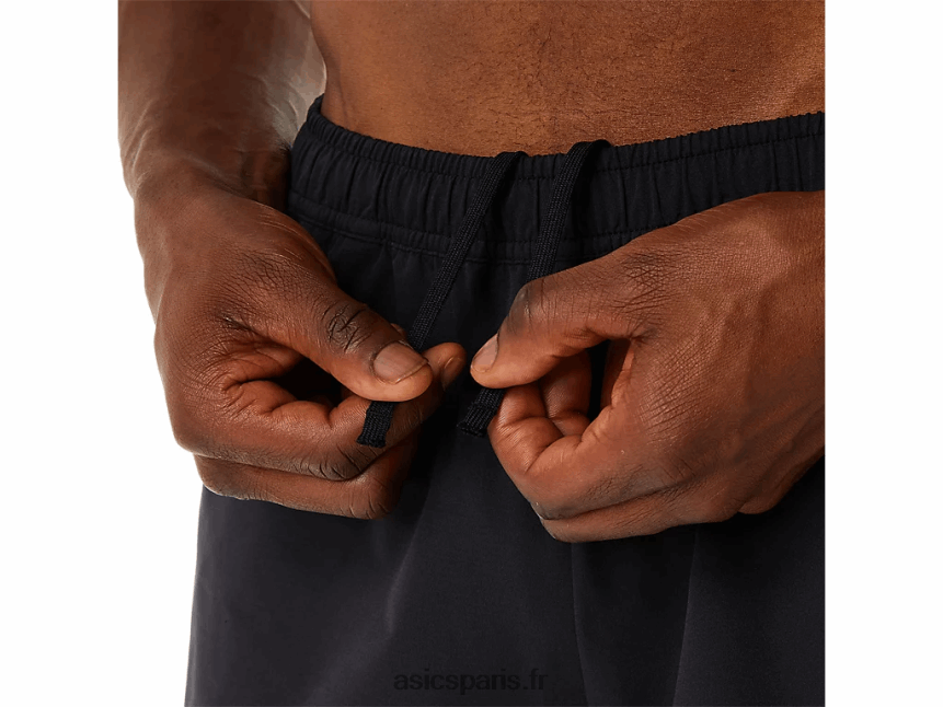 Hommes Asics short hybride 7 pouces BXL8B2122 performance noir
