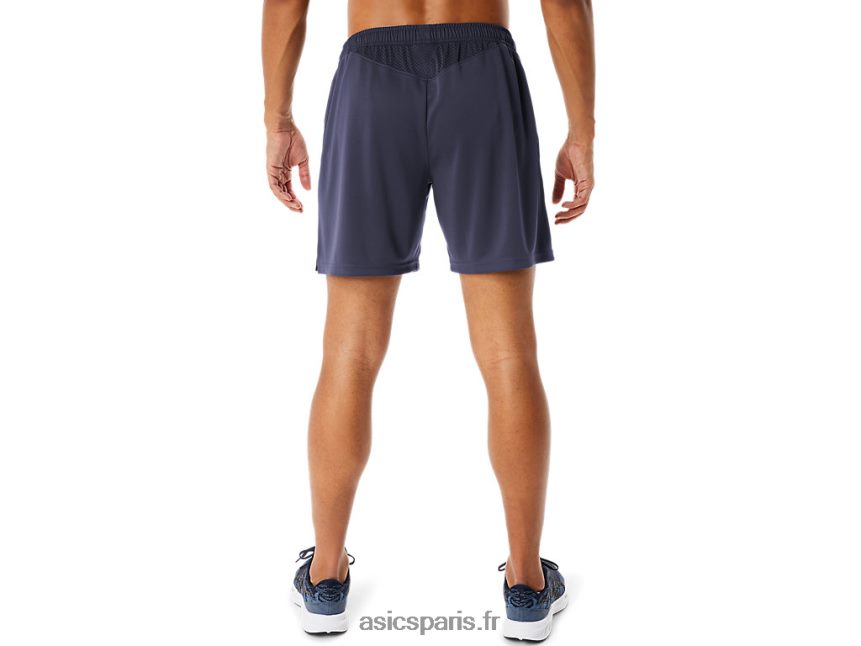 Hommes Asics short hybride 7 pouces BXL8B2261 brouillard indigo