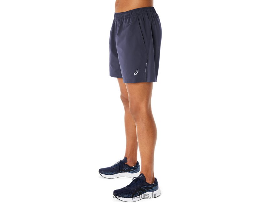 Hommes Asics short hybride 7 pouces BXL8B2261 brouillard indigo