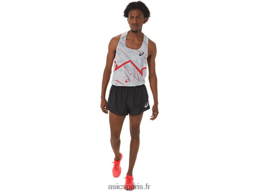 Hommes Asics short tissé léger actibreeze BXL8B2262 performance noir