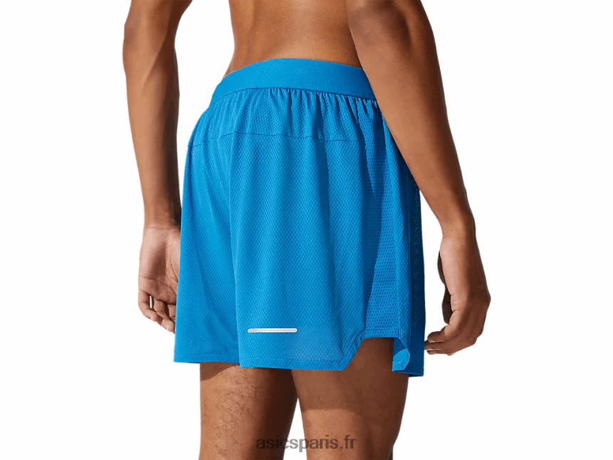 Hommes Asics ventiler 2-n-1 5po court BXL8B21911 reborn bleu/bleu français