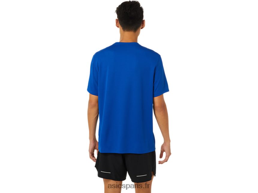 Hommes Asics bos ready-set manches courtes ii BXL8B21698 bleu