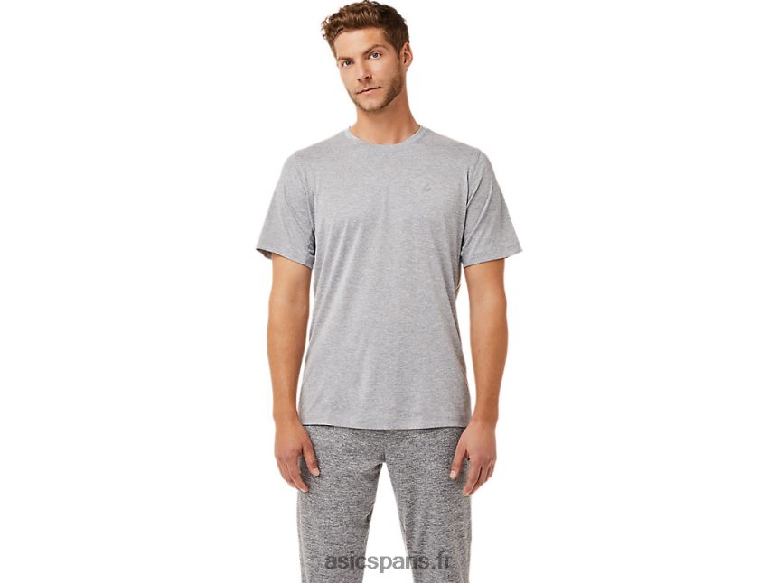 Hommes Asics haut de performance à manches courtes BXL8B22040 plaque de roche