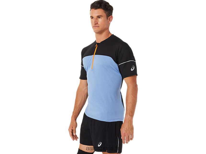 Hommes Asics haut fujitrail BXL8B21433 bleu harmonie/performance noir