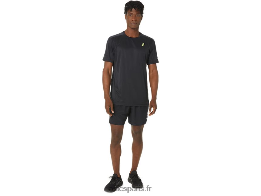 Hommes Asics haut à manches courtes en maille lite-show BXL8B2120 performance noir