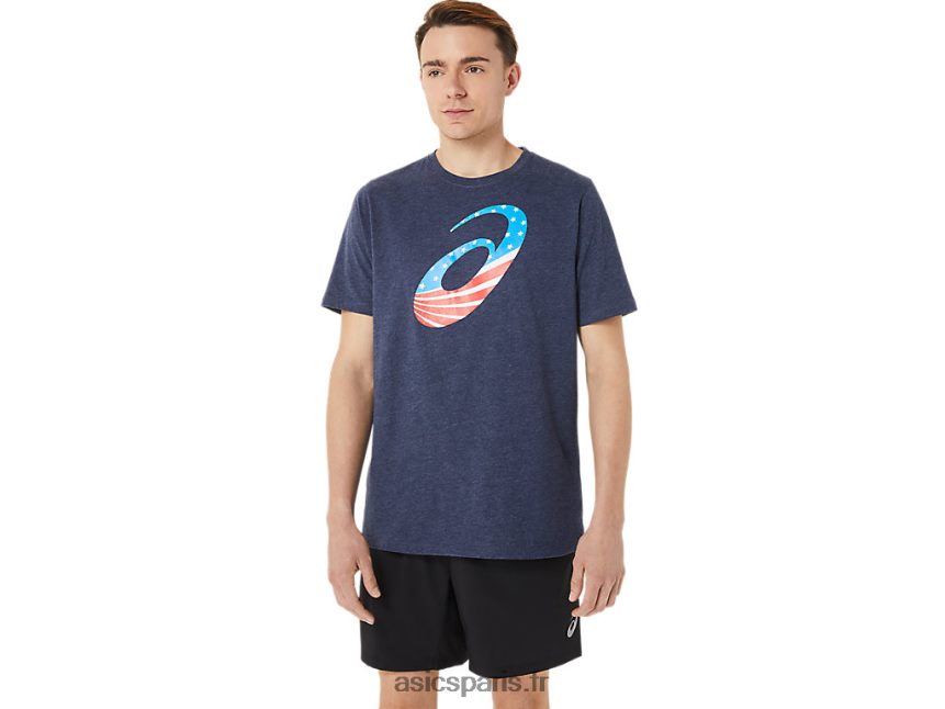 Hommes Asics m spirale a étoiles et rayures BXL8B21257 bruyère caban