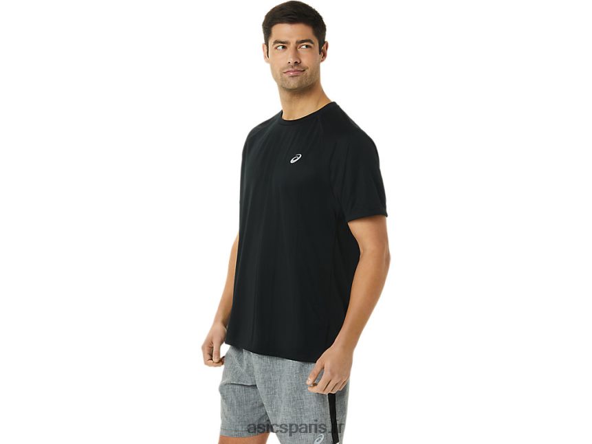 Hommes Asics manches courtes ready-set lyte BXL8B21417 performance noir