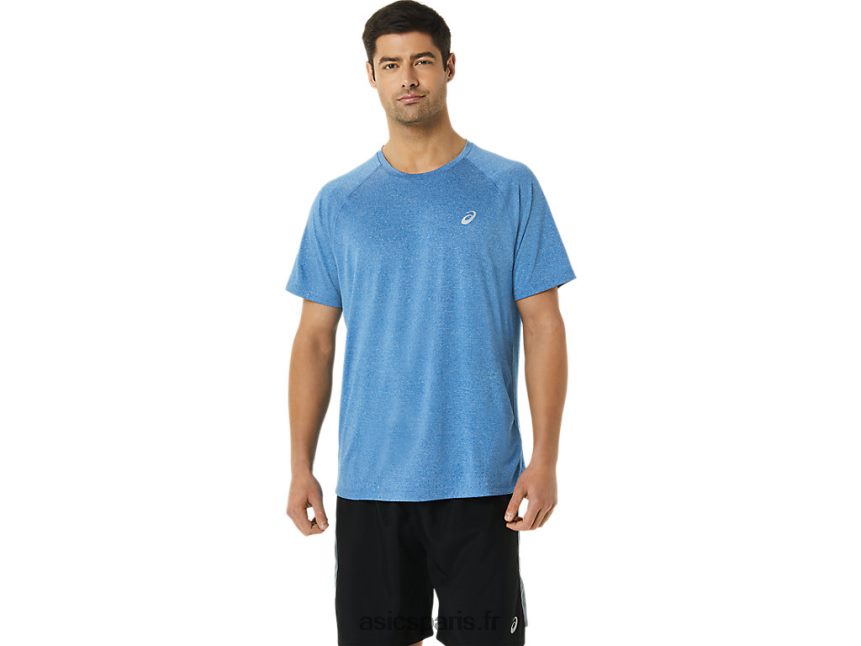 Hommes Asics manches courtes ready-set lyte BXL8B21426 bruyère du lac