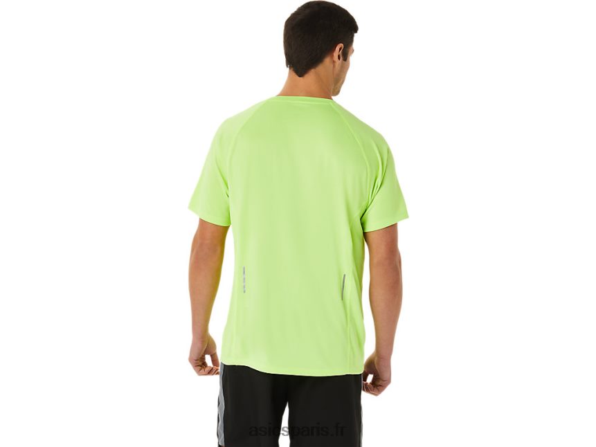 Hommes Asics manches courtes ready-set lyte BXL8B21453 danger bruyère verte