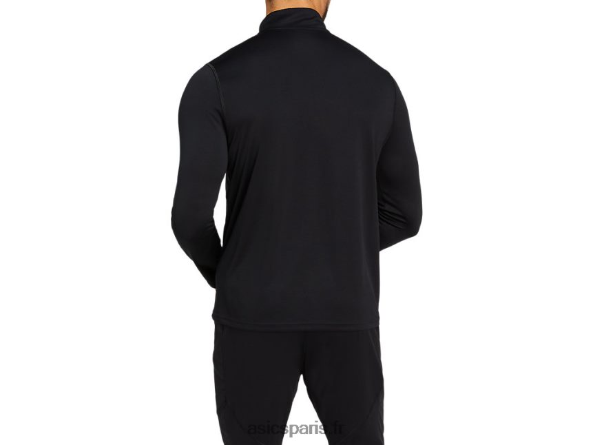 Hommes Asics noyau 1/4 zip BXL8B22039 performance noir