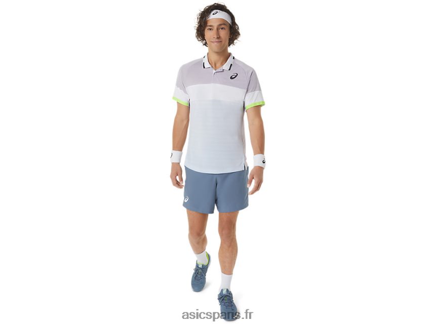 Hommes Asics polo match BXL8B2550 crépuscule violet/ciel doux