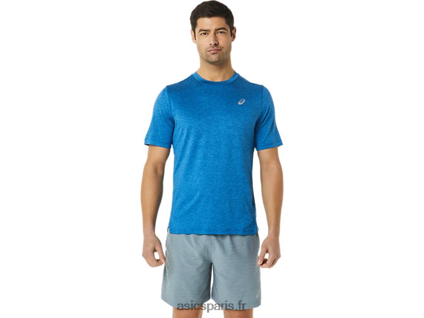Hommes Asics pr lyte à manches courtes BXL8B21365 bruyère du lac