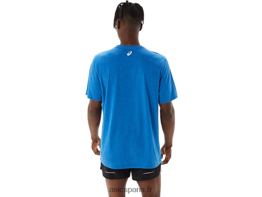 Hommes Asics propriété à manches courtes du t-shirt de sport BXL8B21231 bruyère du lac