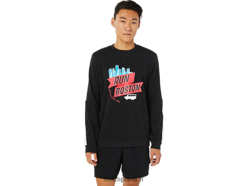 Hommes Asics équipage bos BXL8B21702 performance noir