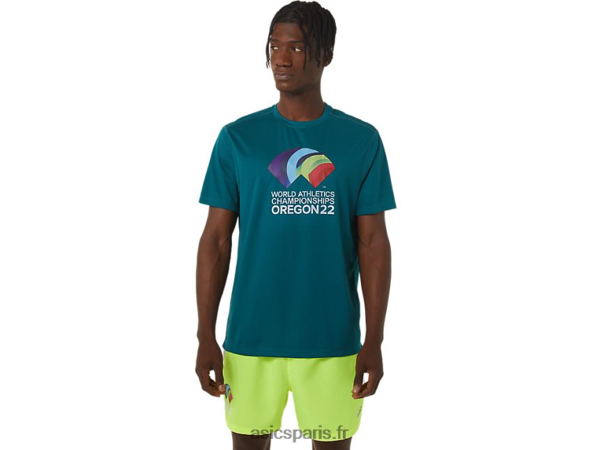 Hommes Asics ready-set ii manche courte wch BXL8B21235 pin velours