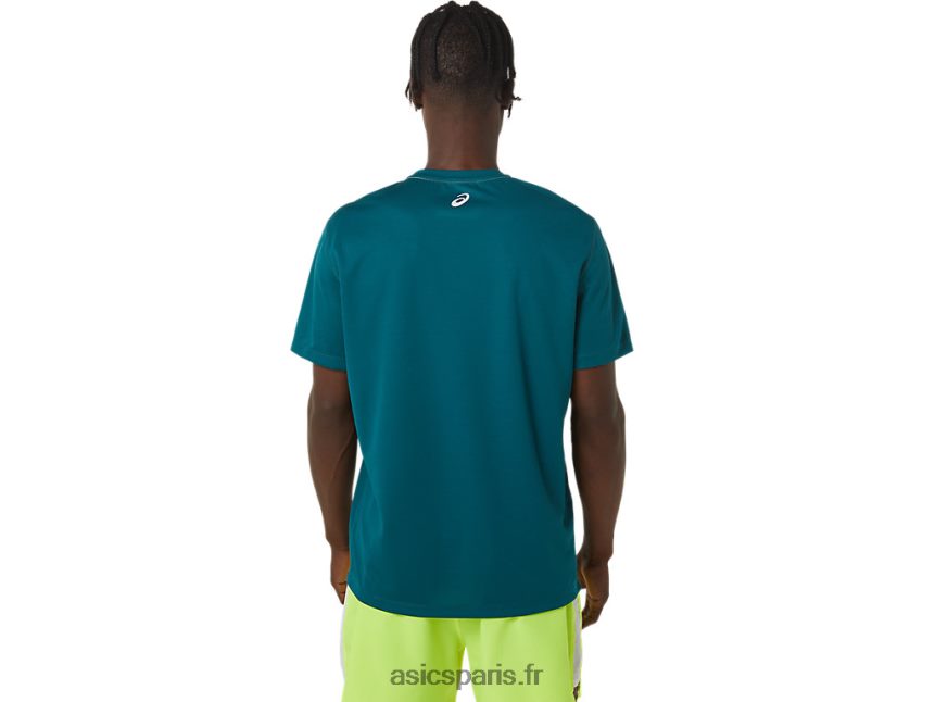 Hommes Asics ready-set ii manche courte wch BXL8B21235 pin velours