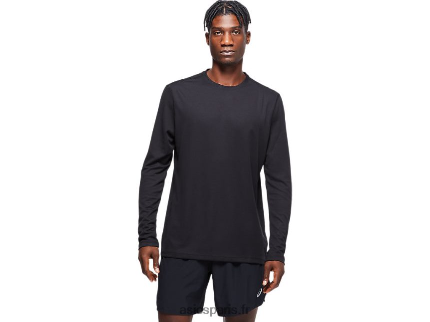 Hommes Asics ready-set ii manches longues BXL8B2842 performance noir