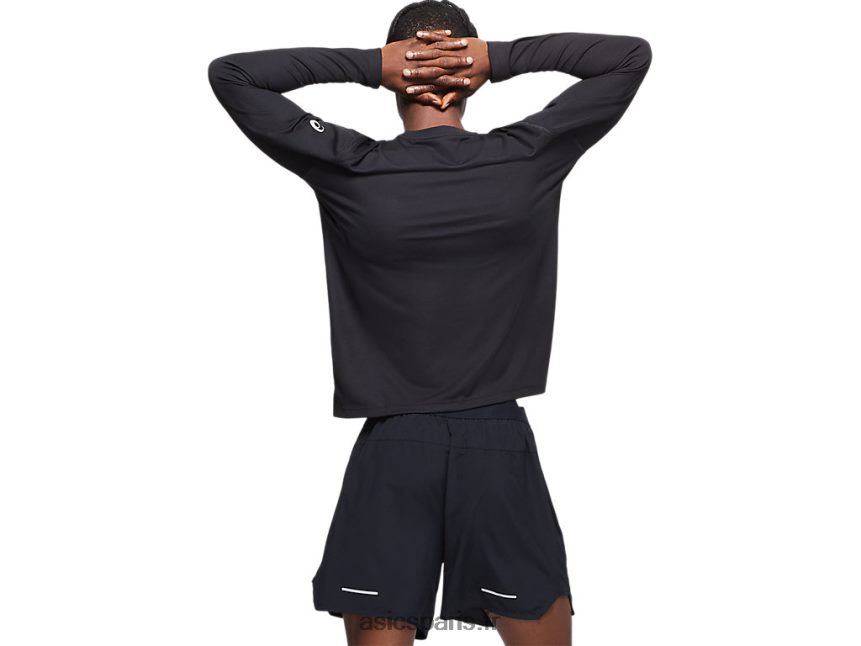 Hommes Asics ready-set ii manches longues BXL8B2842 performance noir