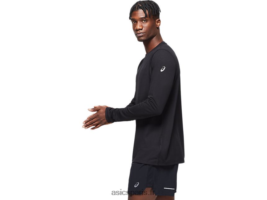 Hommes Asics ready-set ii manches longues BXL8B2842 performance noir