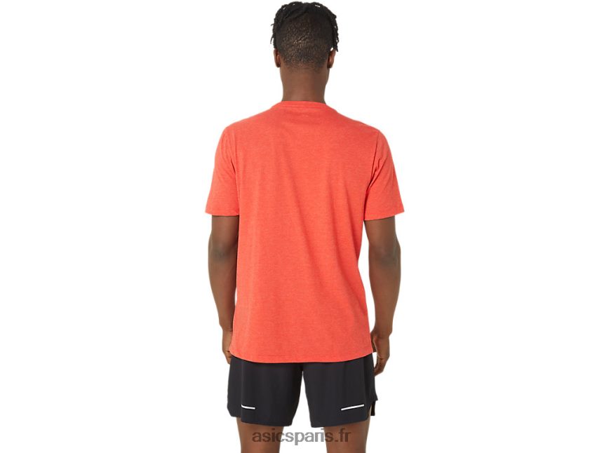 Hommes Asics t-shirt de baseball unisexe 77 BXL8B299 bruyère rouge classique