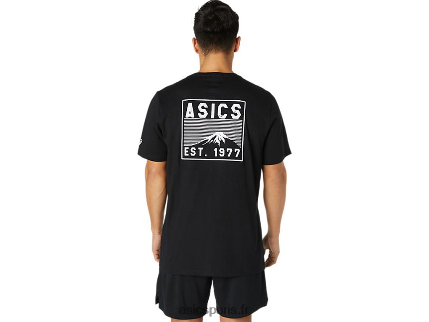 Hommes Asics t-shirt fuji 1977 BXL8B22034 performance noir