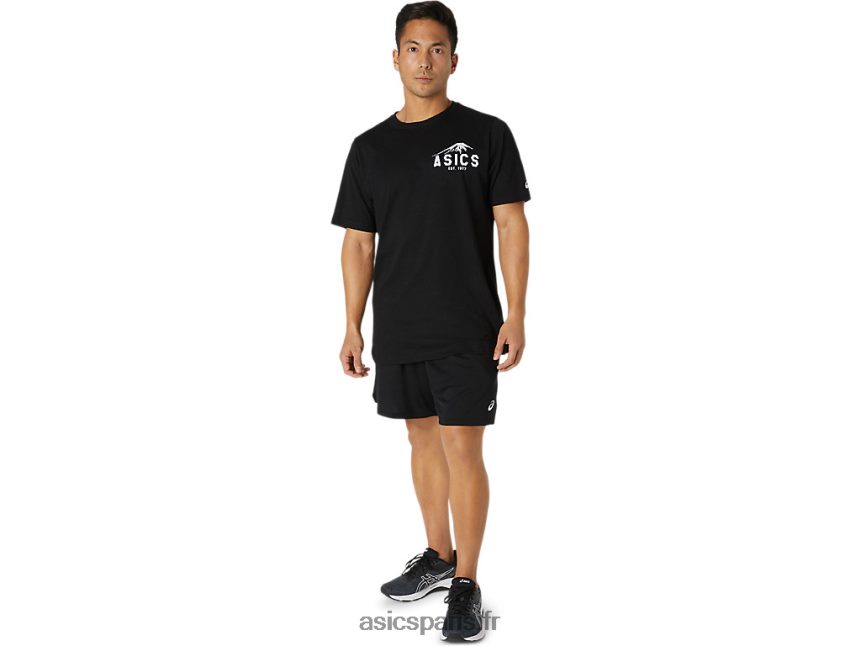Hommes Asics t-shirt fuji 1977 BXL8B22034 performance noir