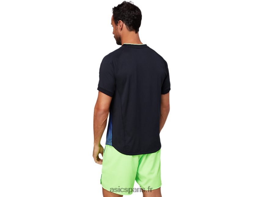 Hommes Asics t-shirt graphique assorti BXL8B21830 performance noir