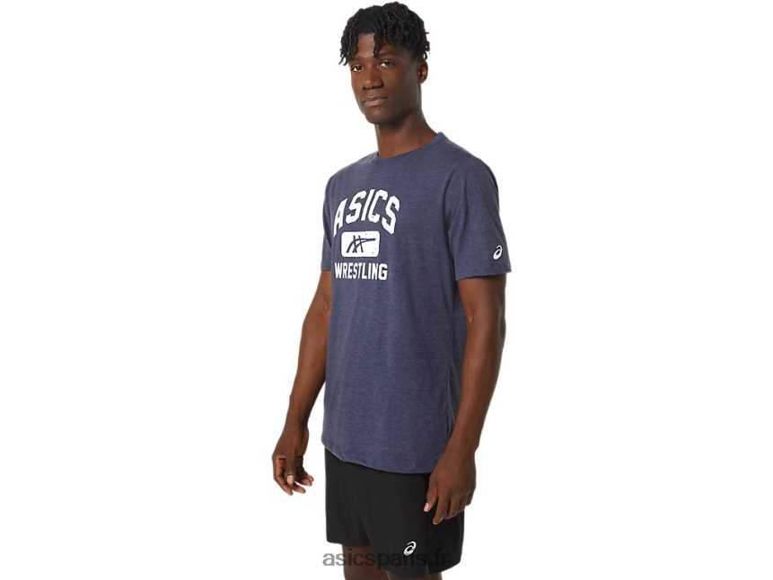 Hommes Asics t-shirt graphique de lutte unisexe BXL8B2826 bruyère caban