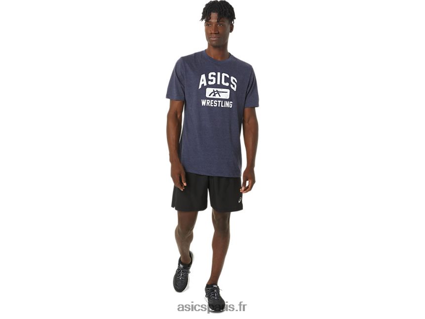Hommes Asics t-shirt graphique de lutte unisexe BXL8B2826 bruyère caban