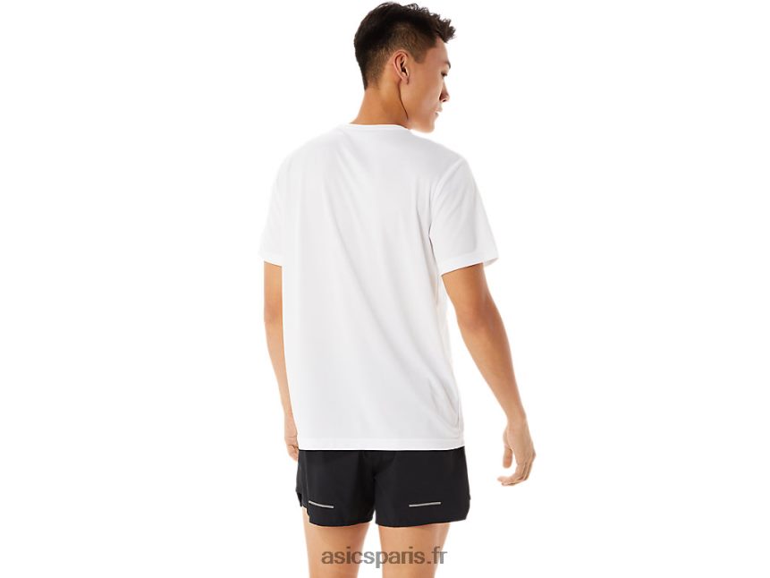 Hommes Asics t-shirt graphique à manches courtes BXL8B21368 blanc brillant