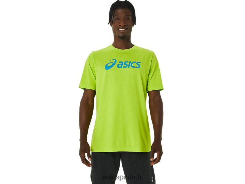 Hommes Asics t-shirt à logo à manches courtes xg BXL8B21121 le zeste de lime