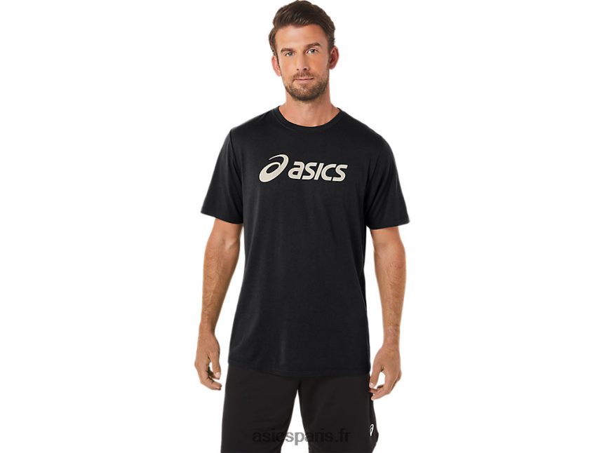 Hommes Asics t-shirt à logo à manches courtes xg BXL8B211 performance noir