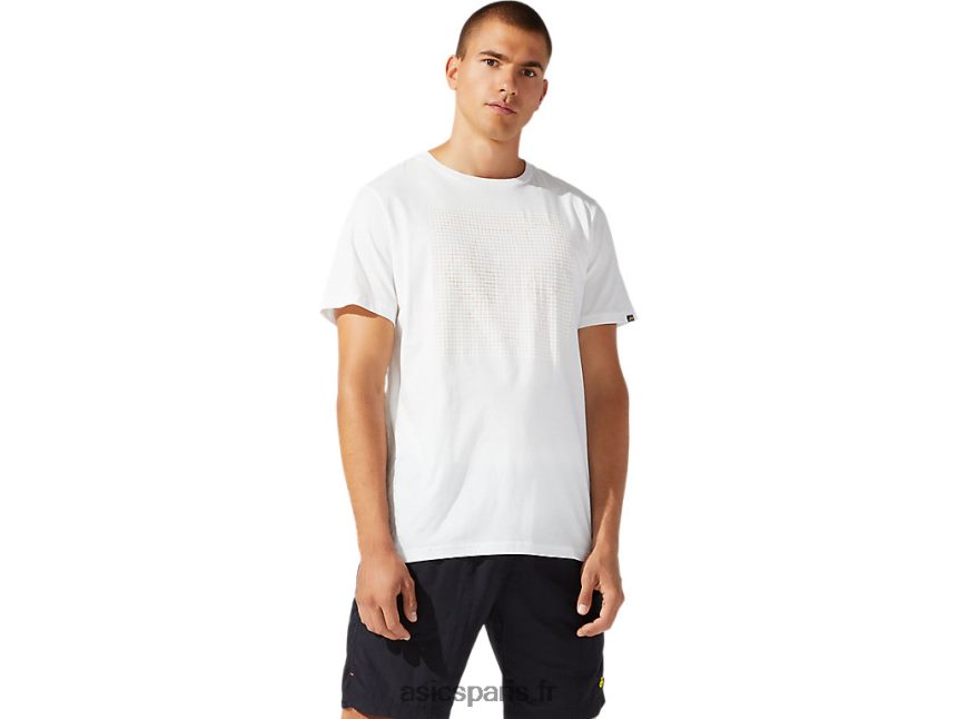Hommes Asics t-shirt à manches courtes en jersey dt graphique BXL8B21933 crème