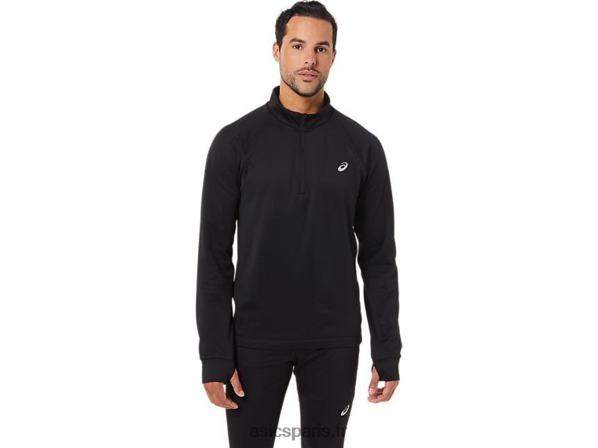 Hommes Asics thermopolis hiver 1/2 zip BXL8B21708 performance noir