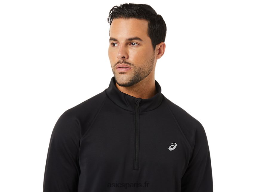 Hommes Asics thermopolis hiver 1/2 zip BXL8B21708 performance noir