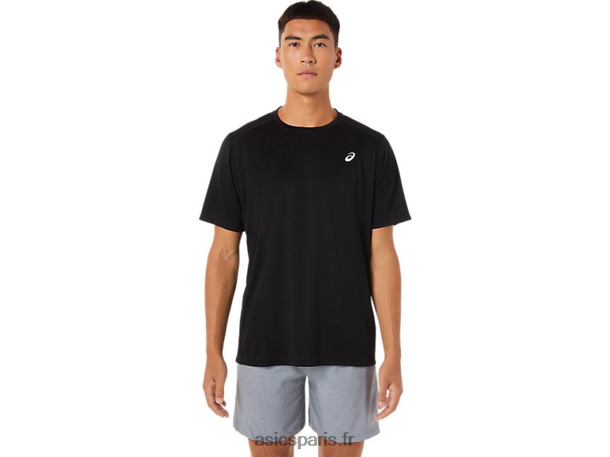 Hommes Asics top à manches courtes BXL8B2881 performance noir