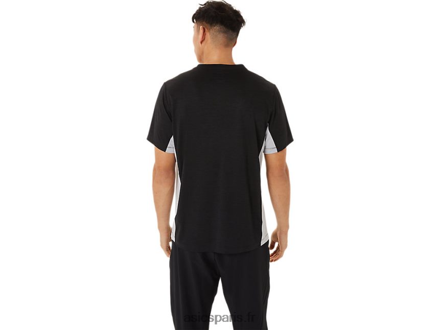 Hommes Asics train sana manches courtes BXL8B21356 performance noir/feuille de roche