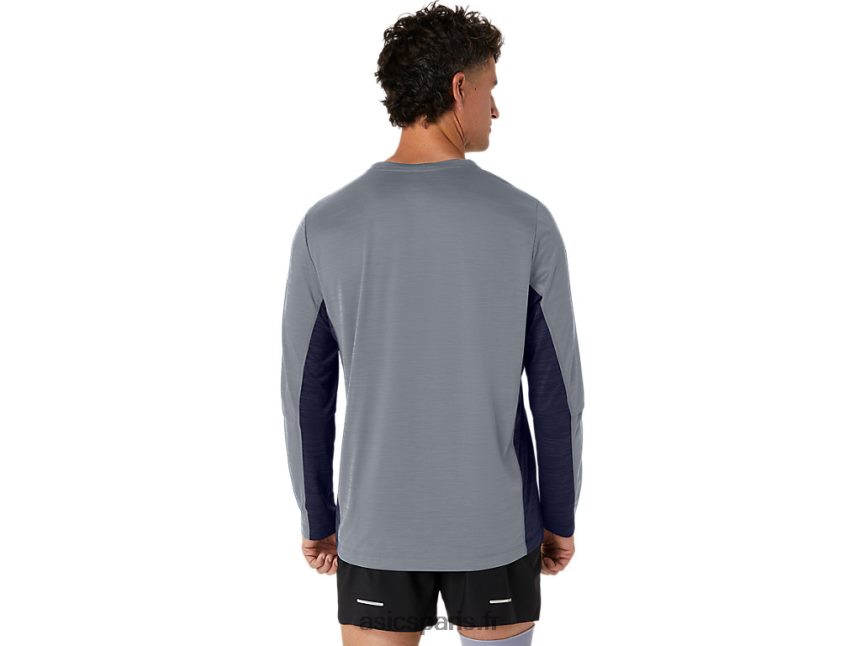 Hommes Asics train sana manches longues BXL8B2211 tôle / caban