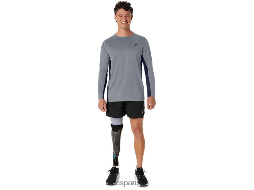 Hommes Asics train sana manches longues BXL8B2211 tôle / caban