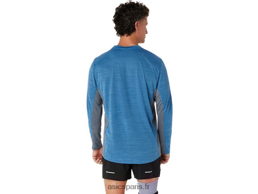 Hommes Asics train sana manches longues BXL8B2604 azur/métropole