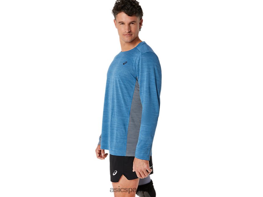 Hommes Asics train sana manches longues BXL8B2604 azur/métropole