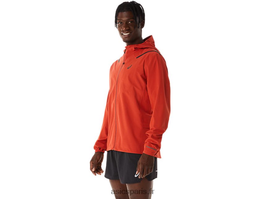 Hommes Asics accélérer la veste imperméable 2.0 BXL8B2539 latte aux épices