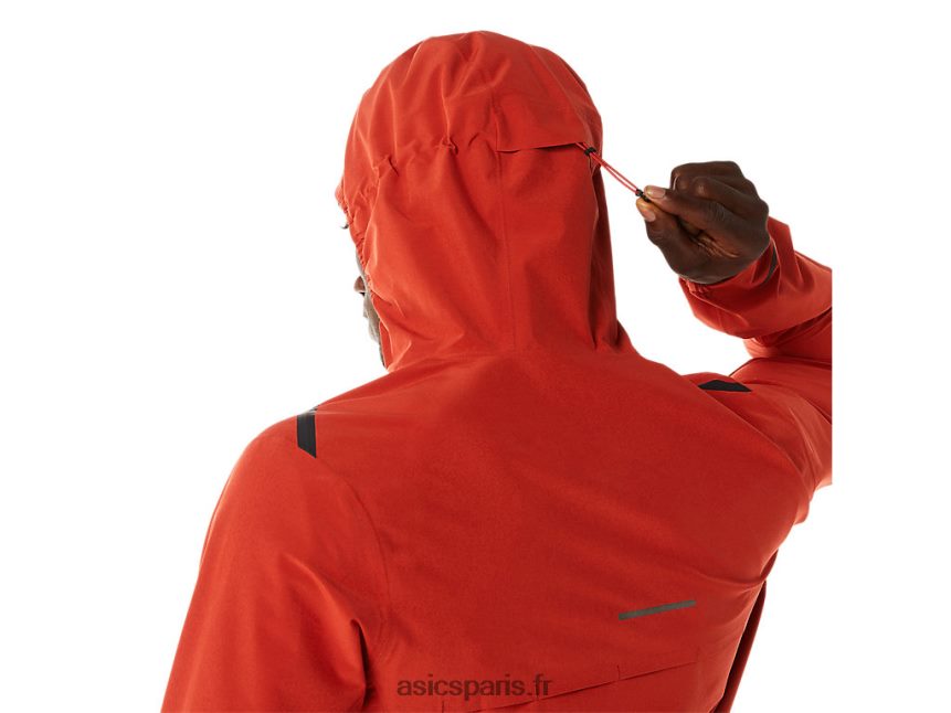 Hommes Asics accélérer la veste imperméable 2.0 BXL8B2539 latte aux épices